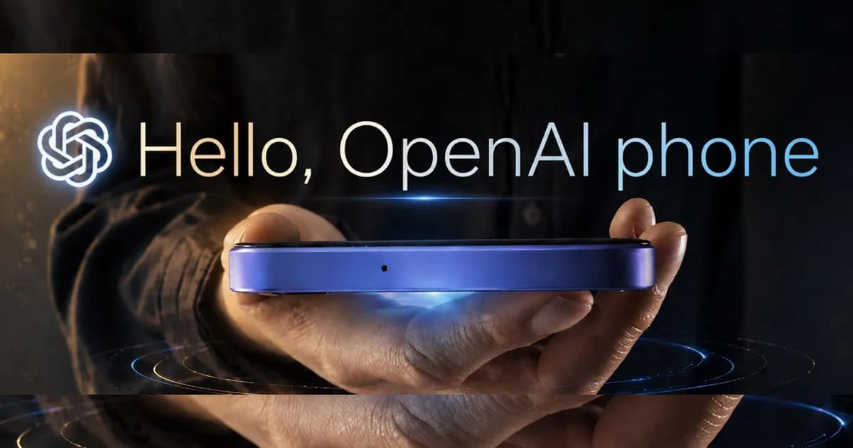 OpenAI could launch its first AI agent smartphone in 2027